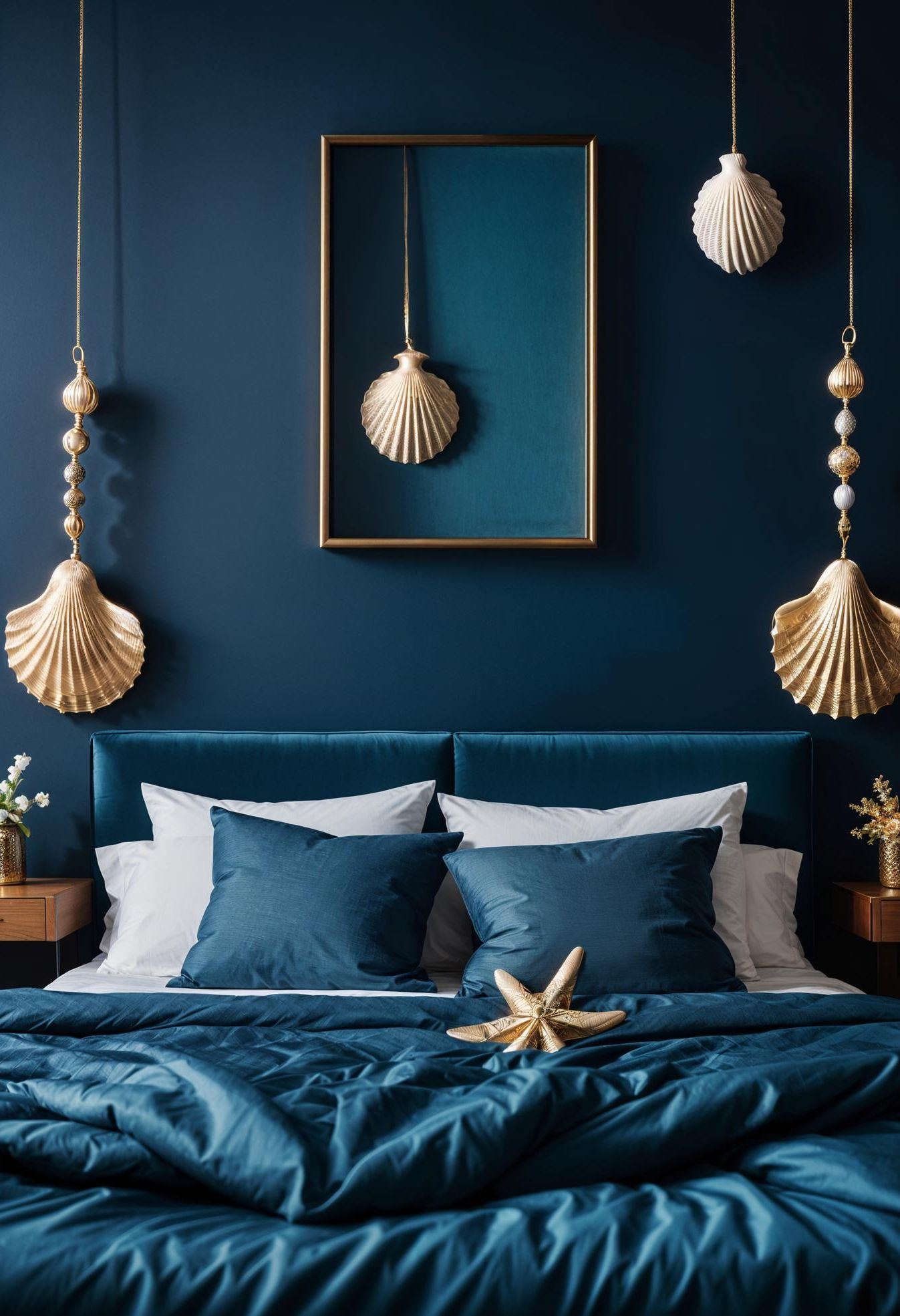 11. Moody Ocean Blue Bedroom Palette