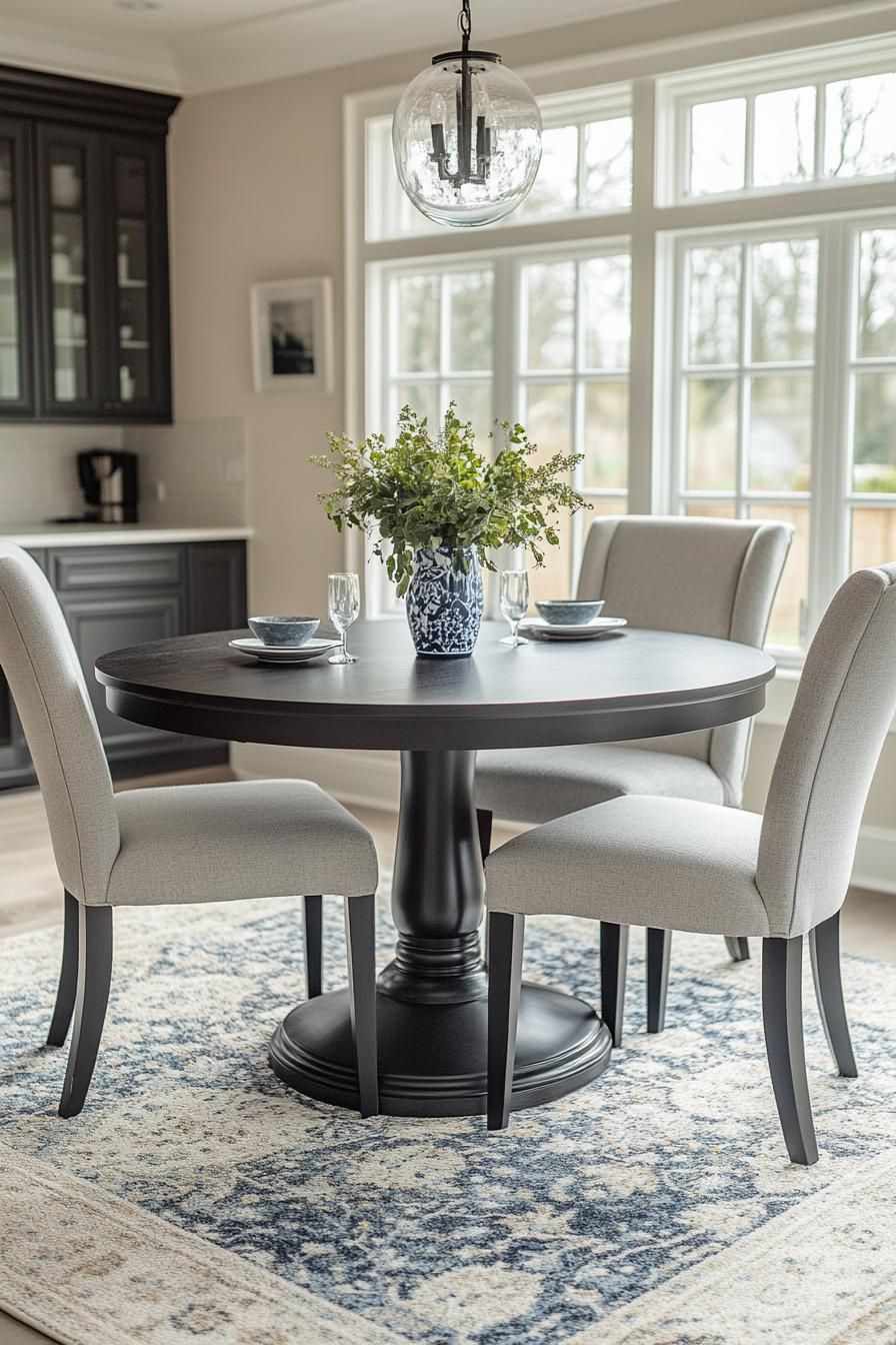 4. Elegant Round Pedestal Dining Tables