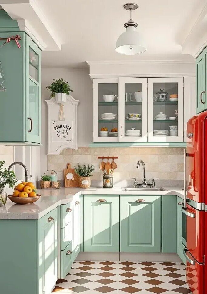 Glossy Finishes That Capture Retro Energy