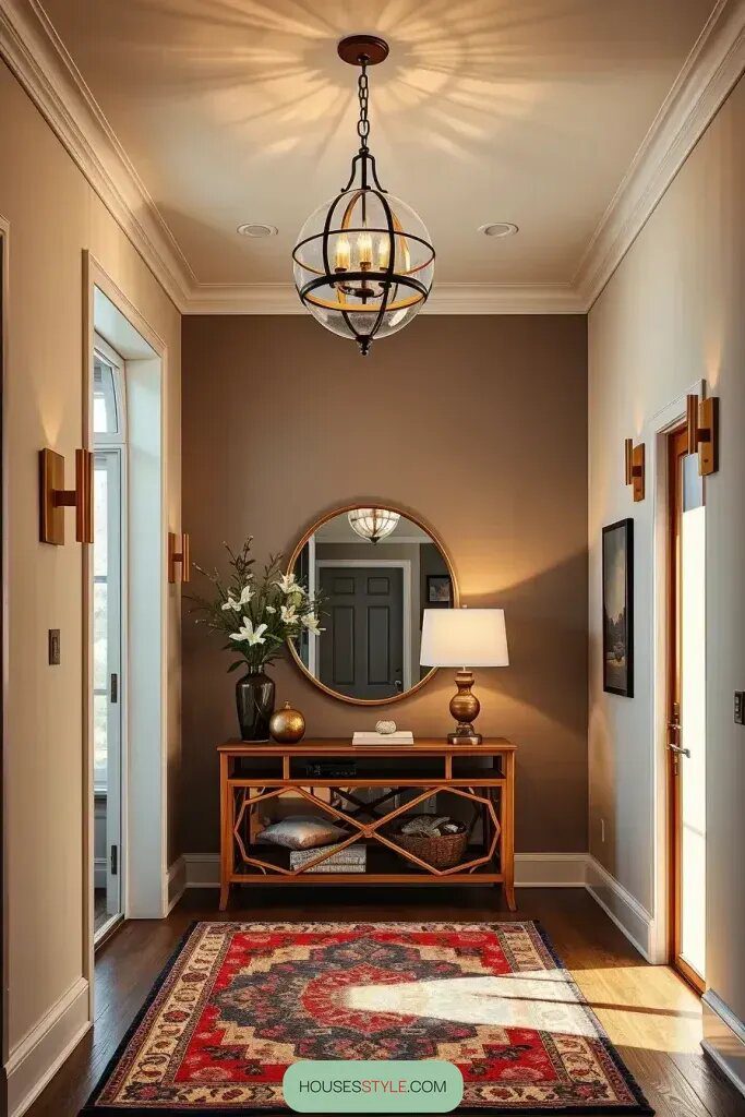 Layered Lighting for a Warm, Inviting Foyer - photo 2