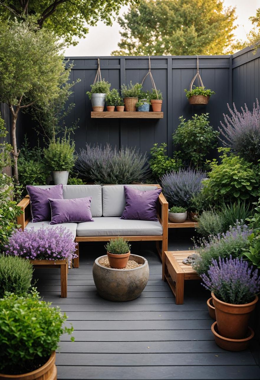 18. Cozy Seating in a Scented Herb Corner - photo 3
