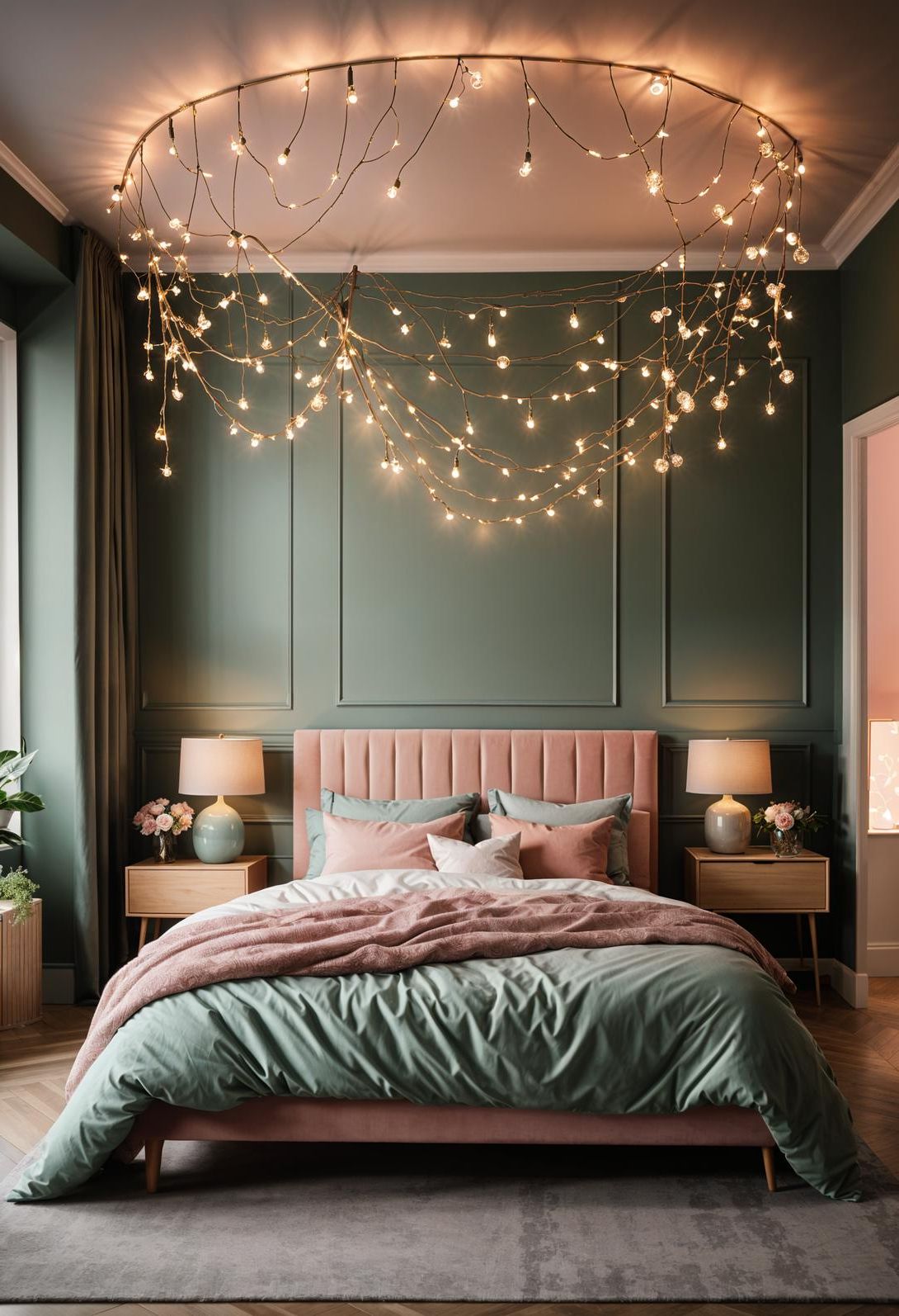 25. Fairy Lights for a Dreamy Bedroom