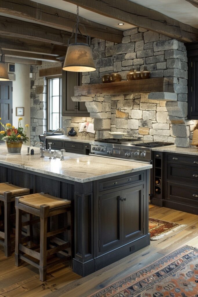 18. Luxe Kitchens Clad in Stone
