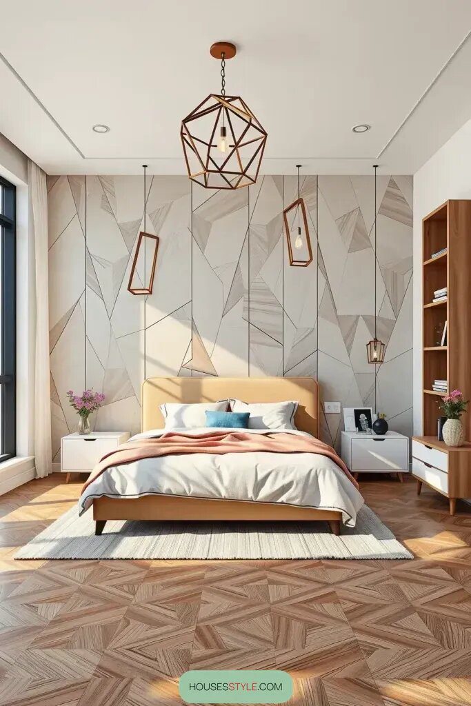 Geometric Bedroom Ideas to Bring Modern Flair - photo 2