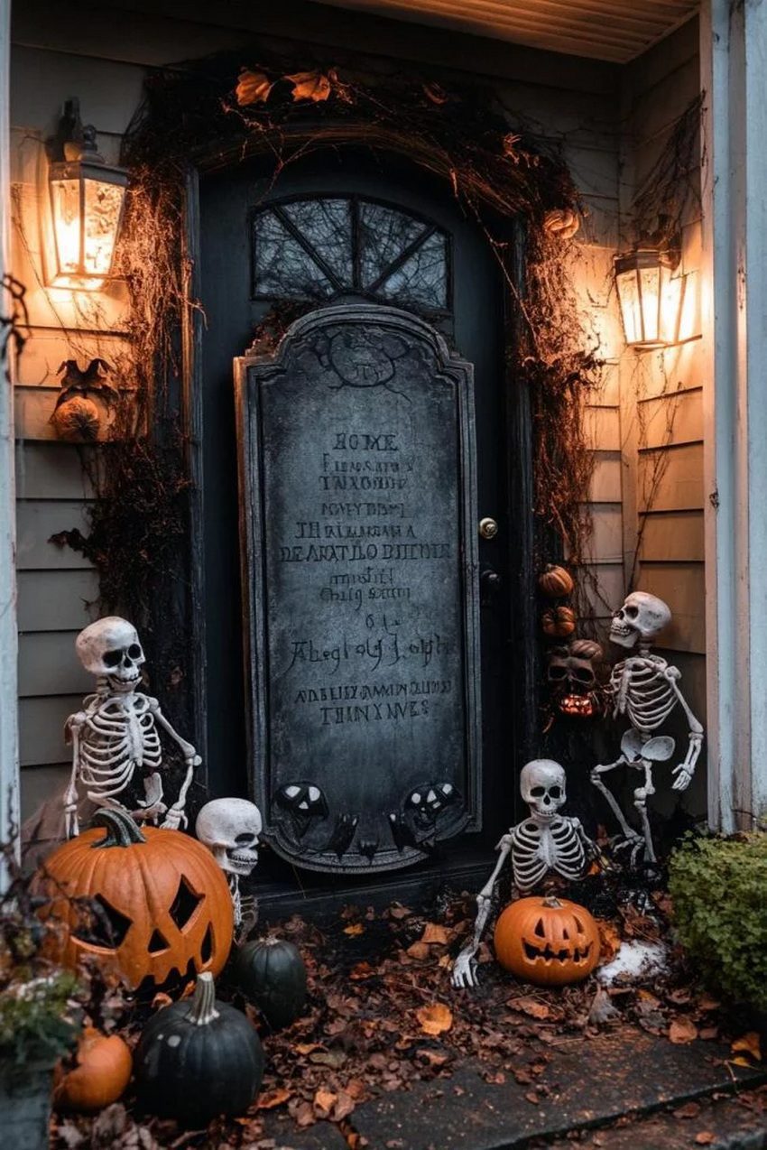2. Giant Tombstone Door Cover - photo 2