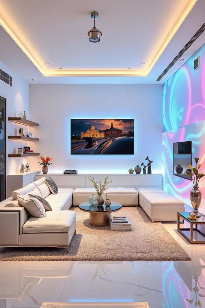 Light Shifting Technology in Living Room Design - photo 2