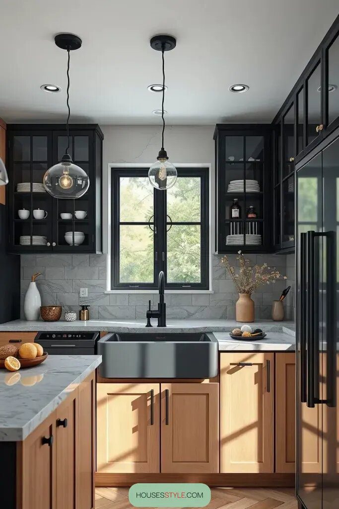 Using Black Accents to Elevate Your Kitchen Style - photo 2