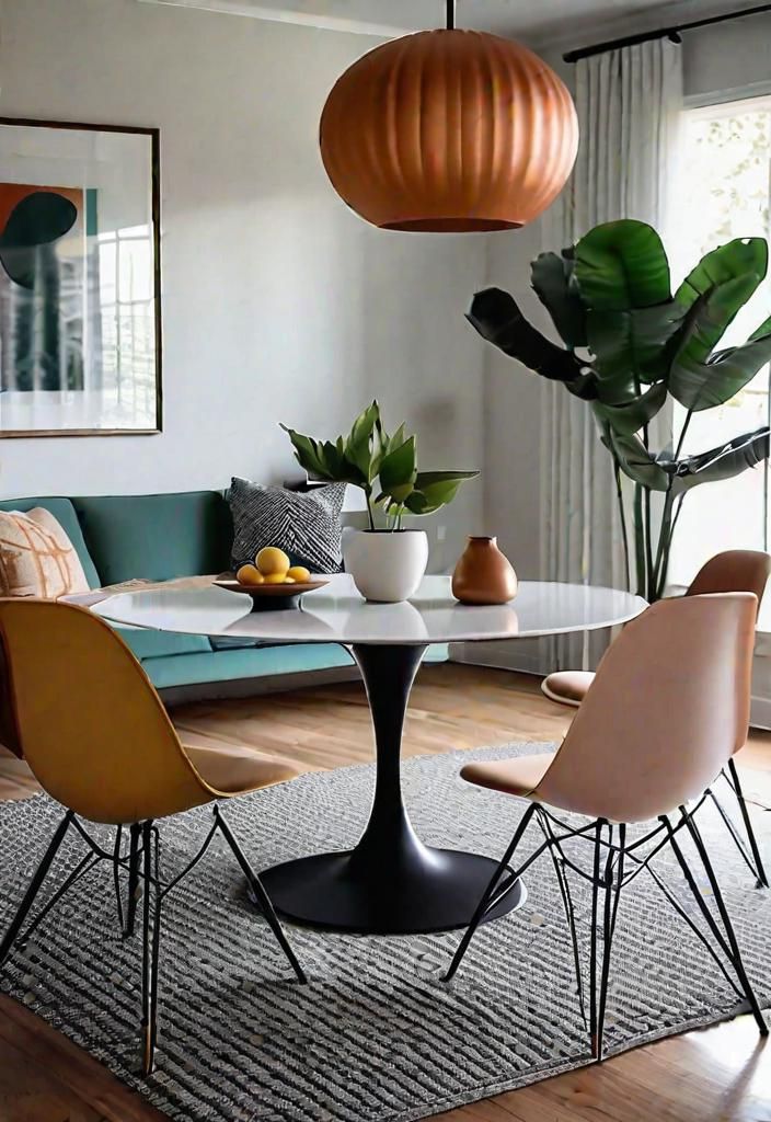 18. Retro Plastic Dining Chairs