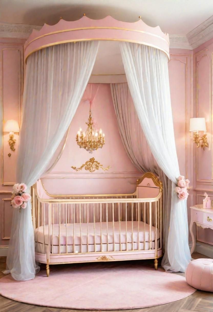 7. Regal Royal-Themed Nursery Decor - photo 3
