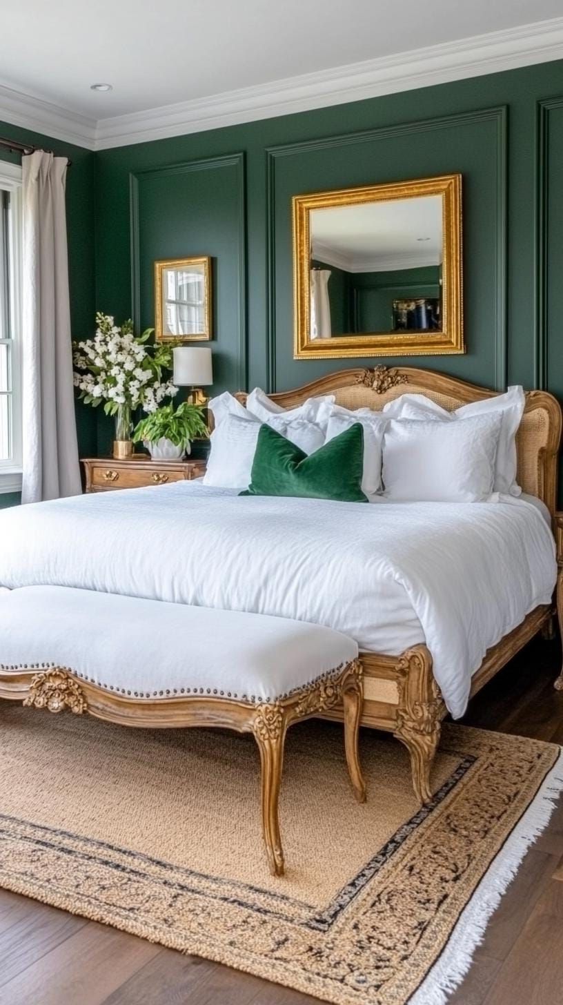14. Vintage Glamour in Green