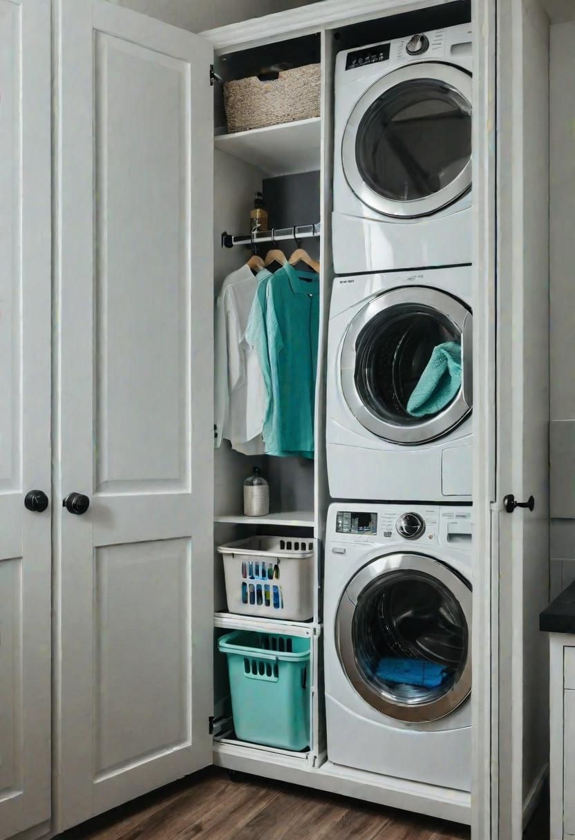 9. Slim Storage Cart Solution