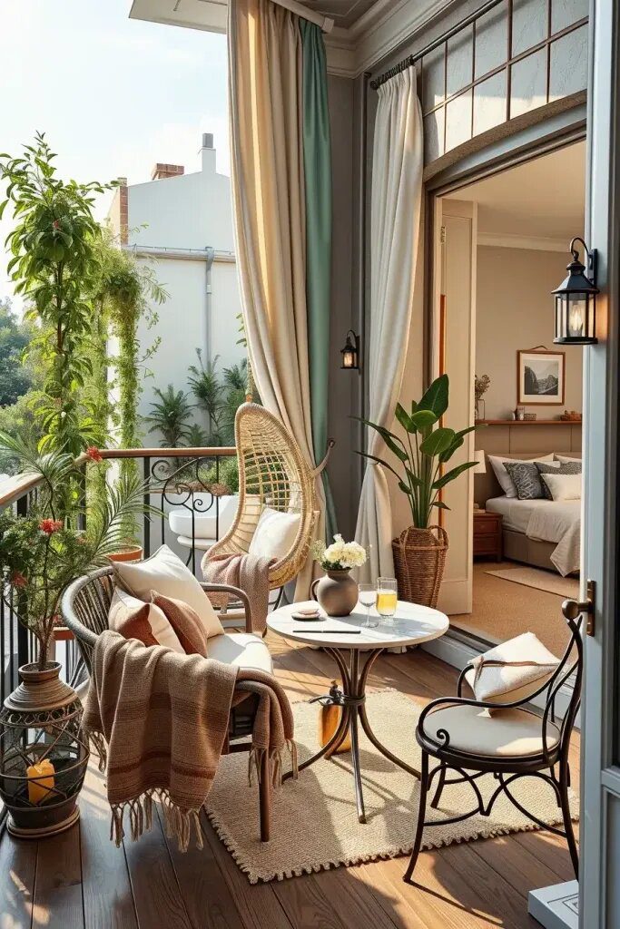 Small Balcony Additions With Luxury Lounge Appeal