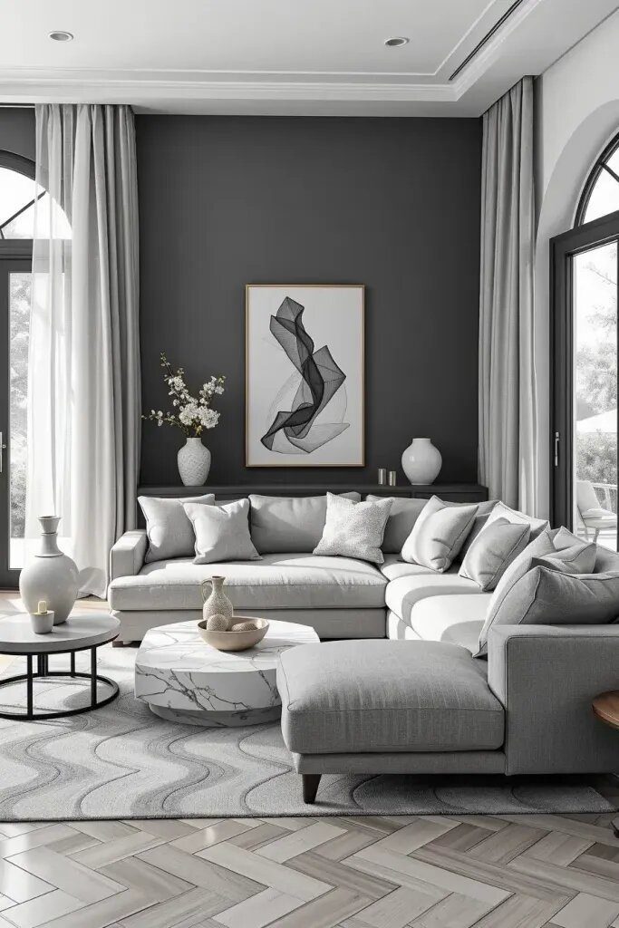 5 Easy Ways to Create a Cozy Monochrome Living Space - photo 2