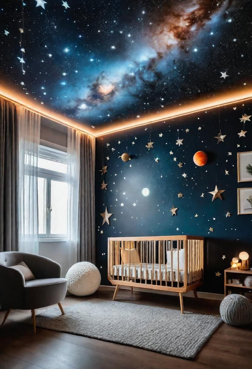 21. Galactic Glow Nursery Theme