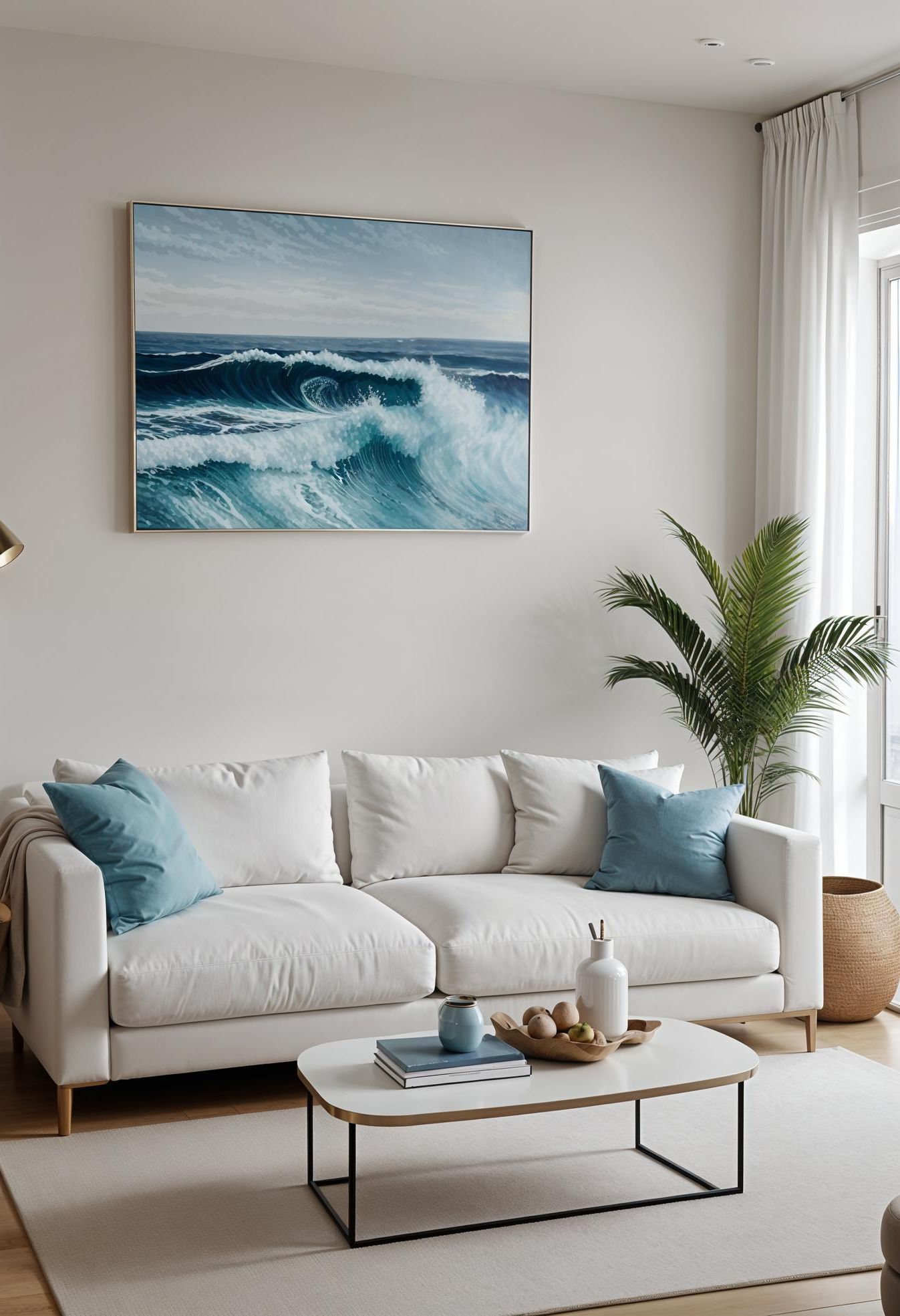 5. Coastal Artistic Touches for Interiors