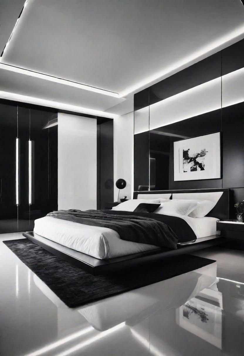 28. Sleek Modern Bedroom Styling