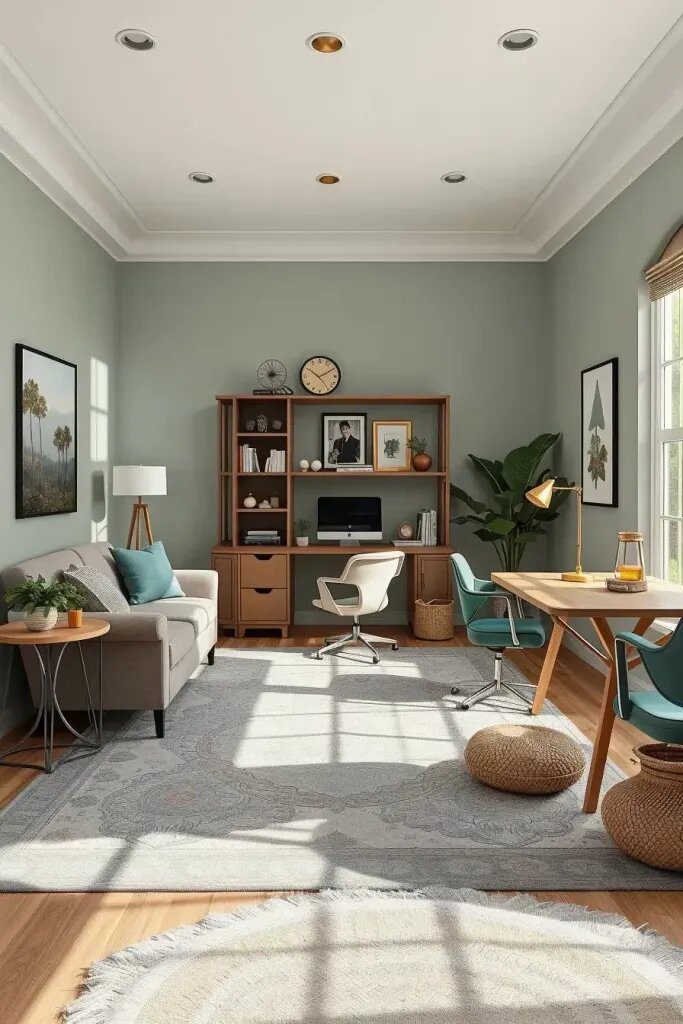 Dual-Purpose Office And Lounge Layouts - photo 2