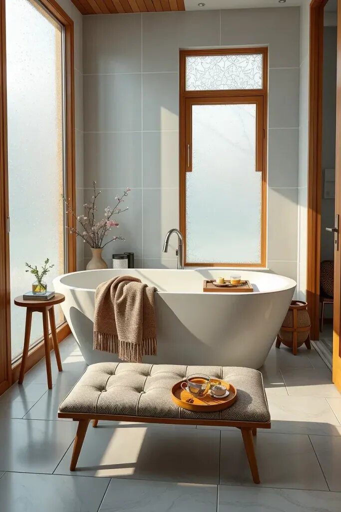 Add A Bench Or Chaise For Lounging After The Bath - photo 2