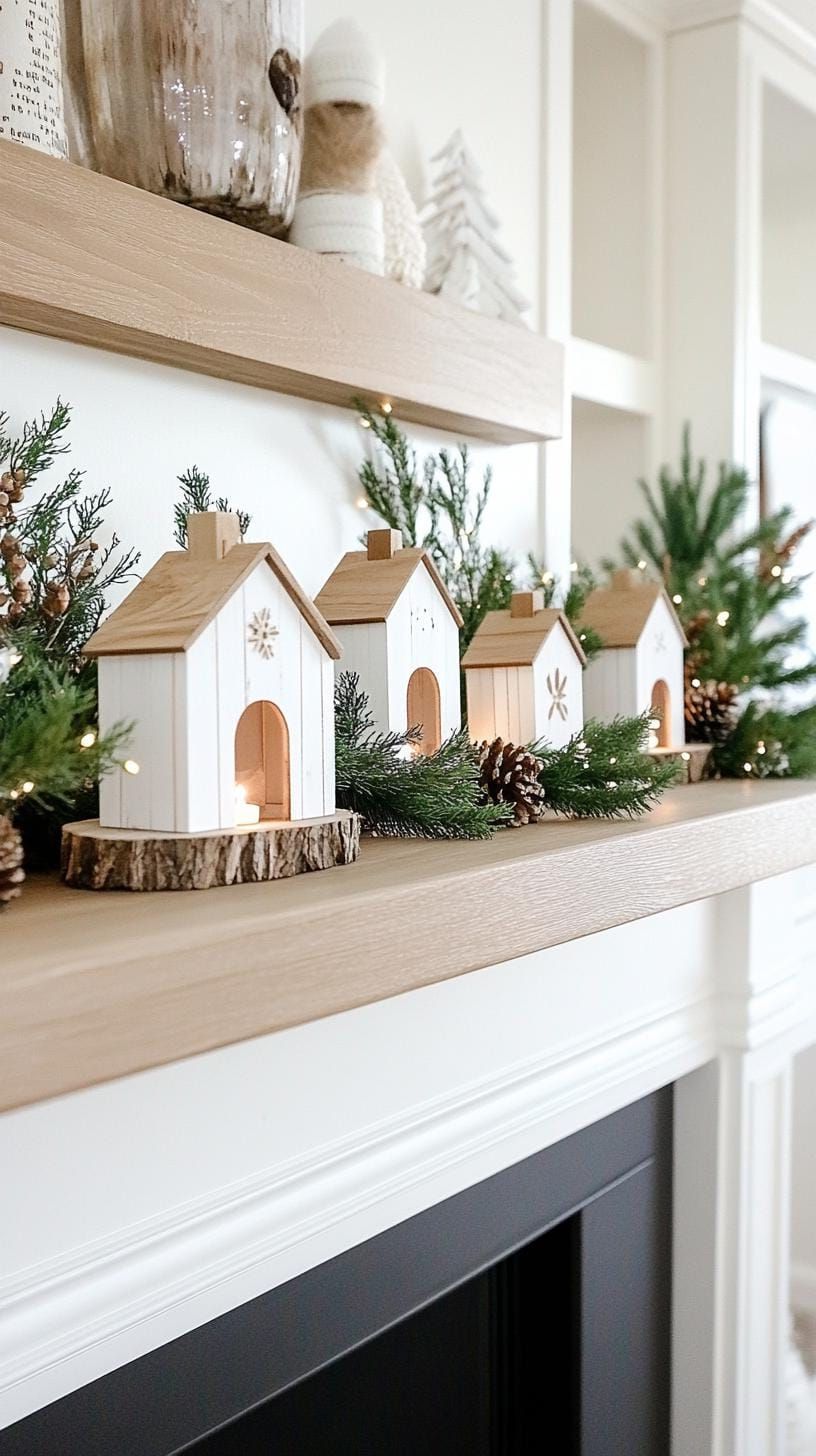 4. Charming Farmhouse Mantle Decor Ideas - photo 3