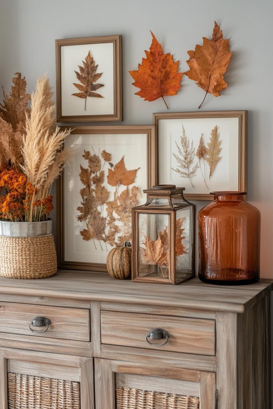 11. Making Fall Leaf Wall Art