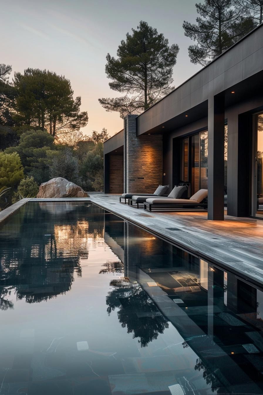14. Reflective Black-Bottom Pool Style - photo 2