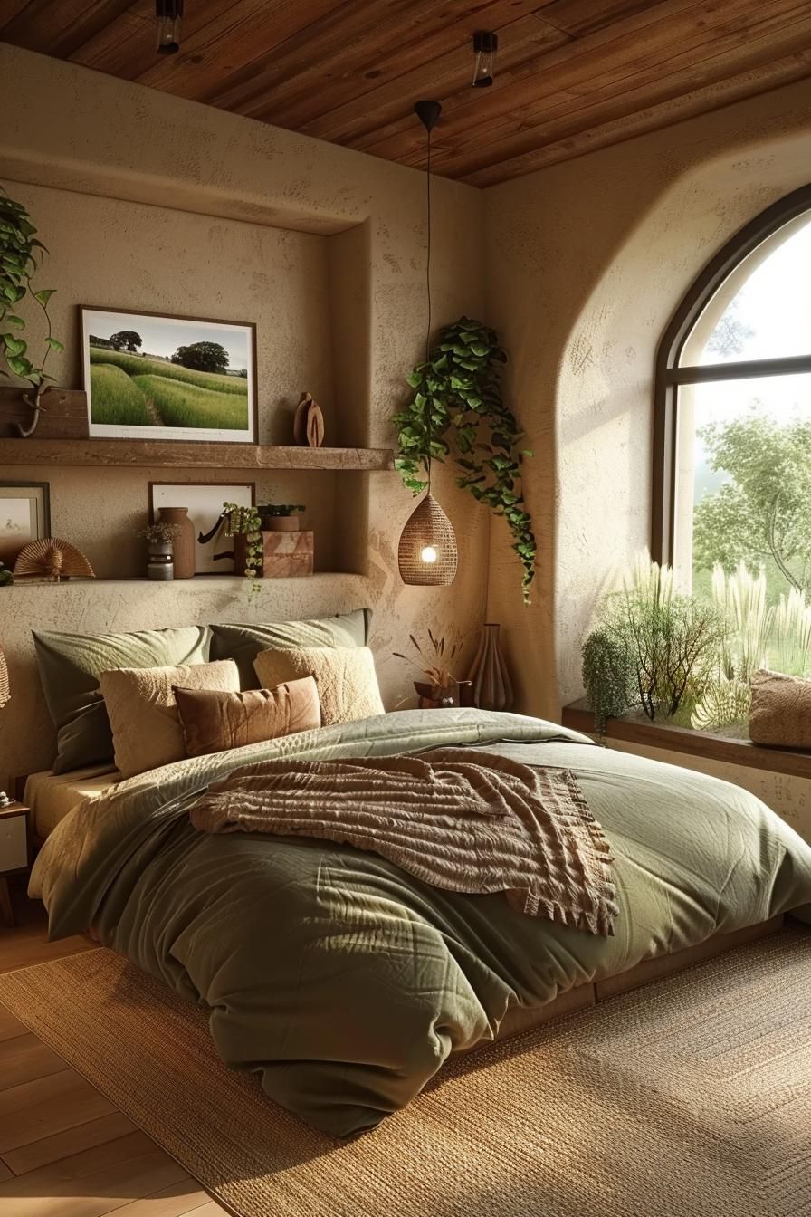 16. Natural Prairie Bedroom Decor - photo 3