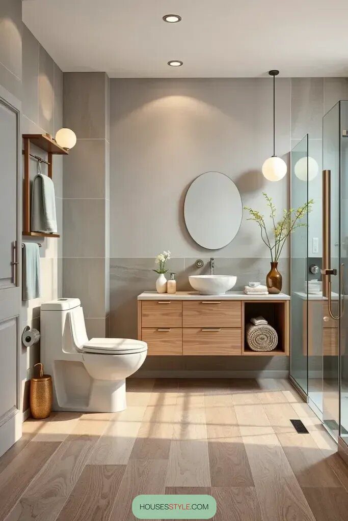 Matte Wood Tile for a Natural Bathroom Feel - photo 2