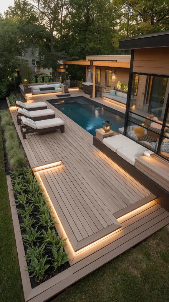 Upscale Decking Options for Pool Relaxation