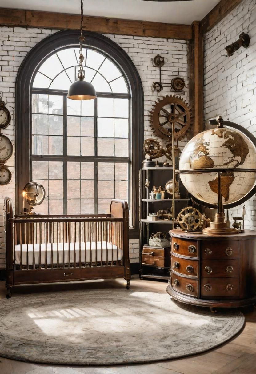 61. Steampunk Study Sphere Nursery