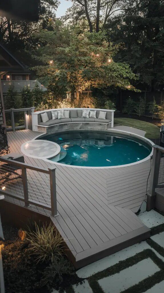 Smart Deck Layouts for Round Pools