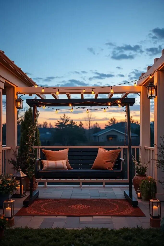 Adding Lighting to Your Porch Swing - photo 2