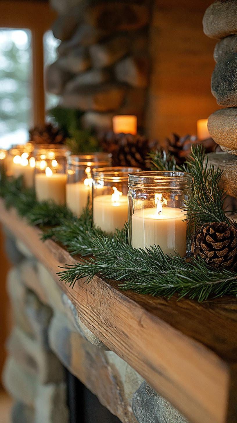 10. Sustainable Winter Mantle Decor Ideas