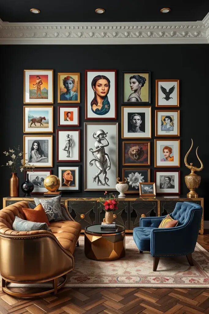 Experience The Immersive World Of Maximalist Art Walls