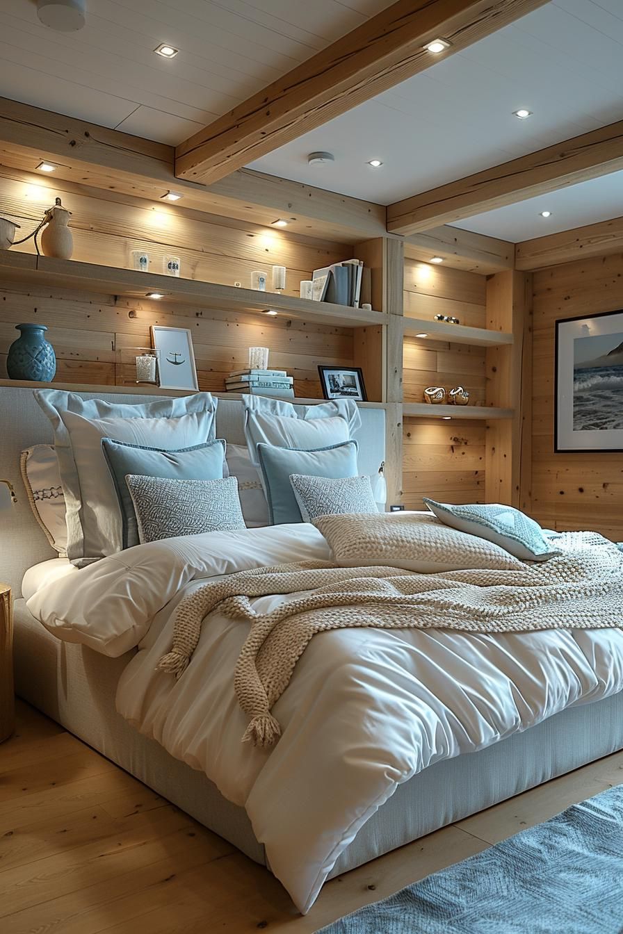 9. Nature-Inspired Wall Art for Coastal Bedrooms