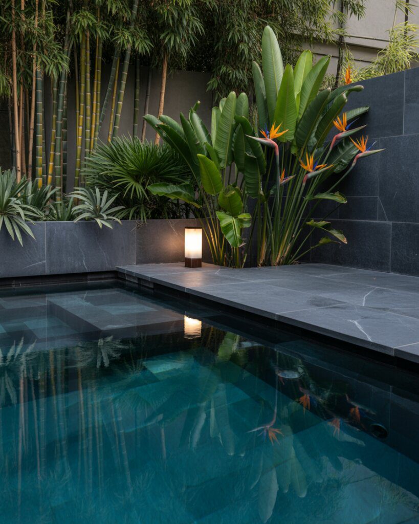 16. Black Bottom Pools for a Bold Look - photo 2