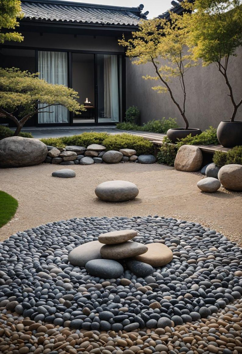 17. Peaceful Zen Seating on Gravel - photo 2