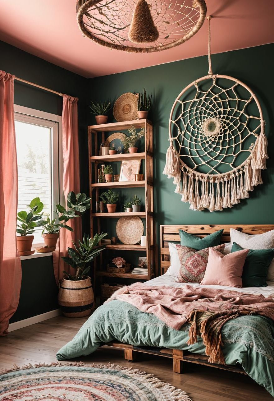 1. Dreamy Boho Bedroom Decor - photo 3