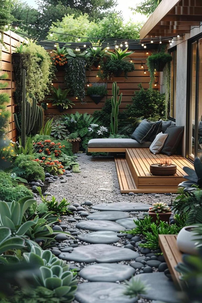 3. Sleek Mid-Century Modern Garden Layout - photo 3
