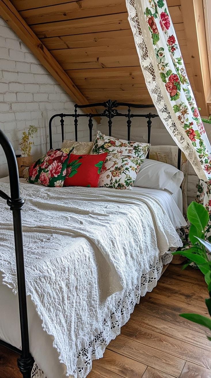 15. Romantic Vintage Bedroom