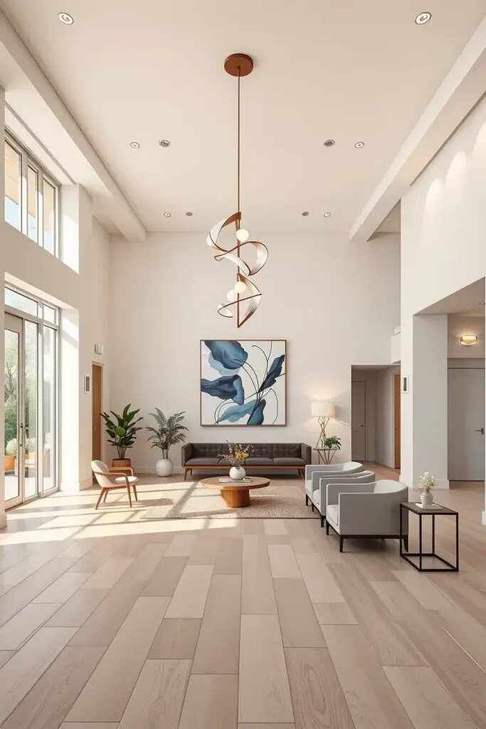 A Warm and Welcoming Take on Minimalist Lobbies - photo 2