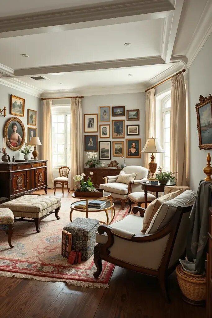 Fitting Heirlooms Into a Modern Layout