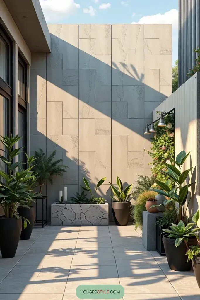 Textured Wall Details And 3D Panels