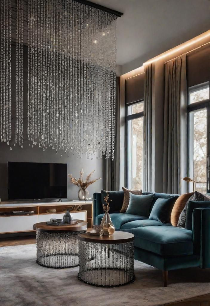 29. Beaded Curtain Room Divider