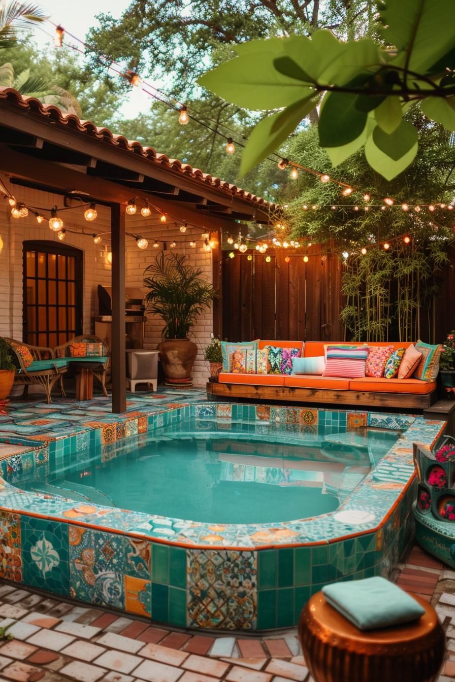 6. Retro Poolside Patio Ideas - photo 4