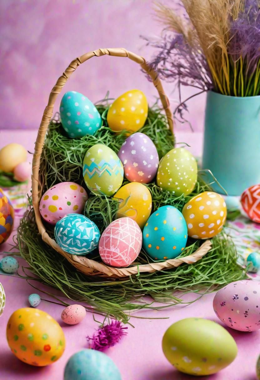 1. Paper Mache Easter Egg Baskets - photo 2