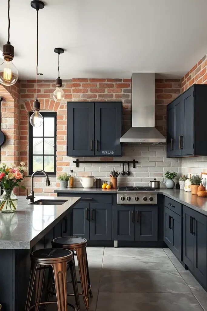 Industrial Style with Charcoal Gray Cabinets - photo 2