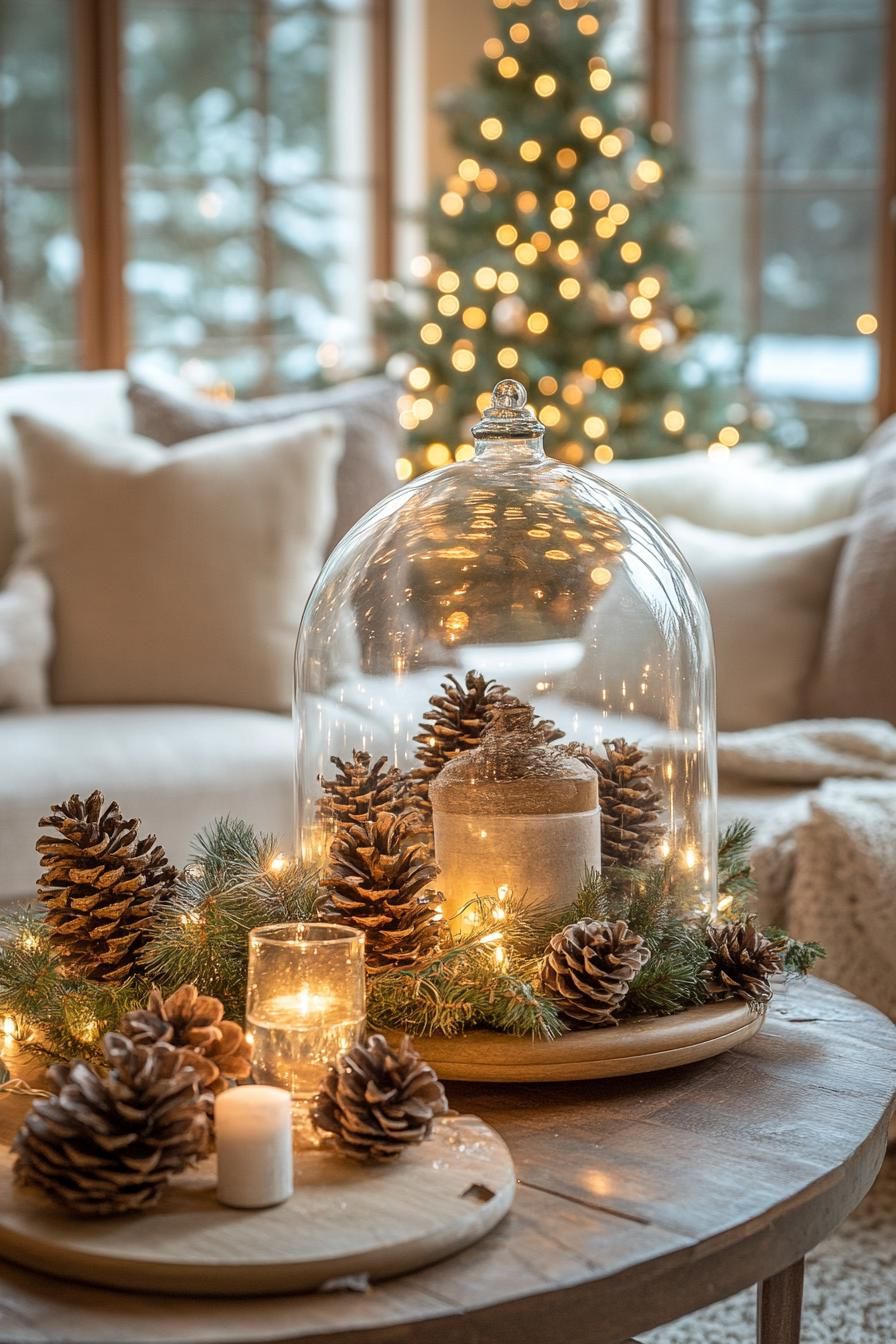 15. Glass Dome Holiday Displays
