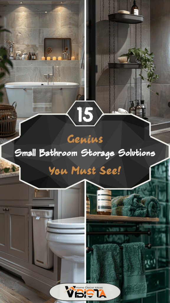 15 Genius Small Bathroom Storage Solutions You Must See!