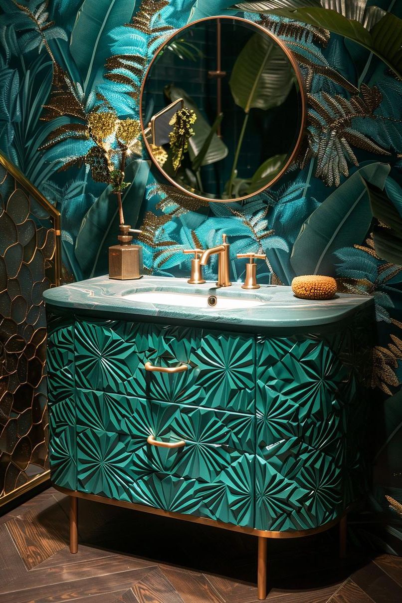 4. Art Deco Vanity Design