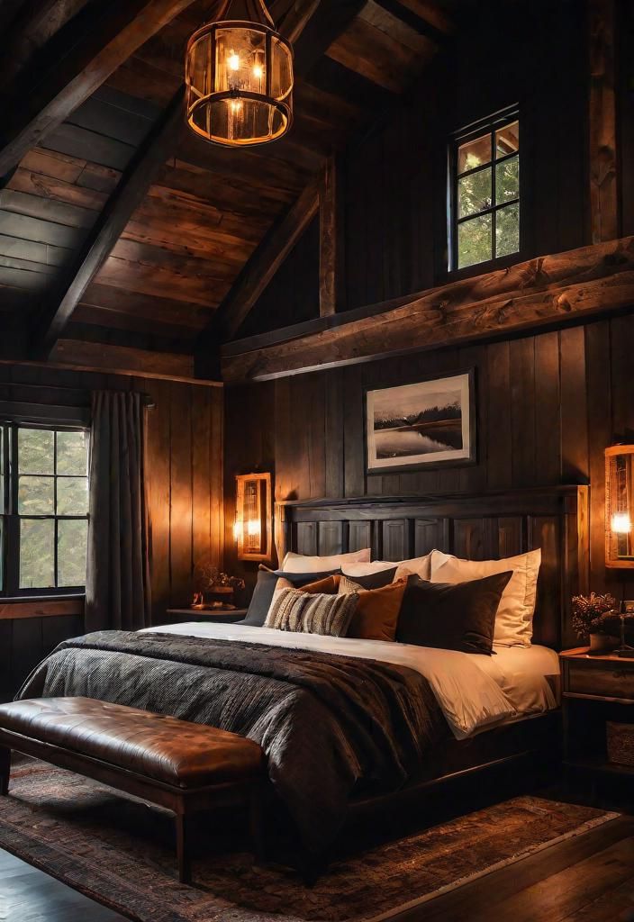 17. Rustic Cozy Bedroom Retreat